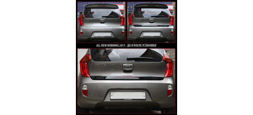 onzigoo rear door middle spoiler kia morning 2010-15